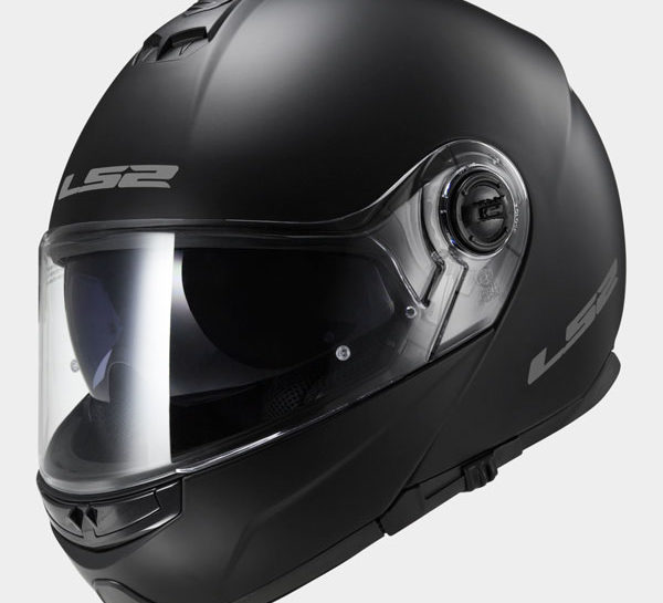 CASCO MODULARE LS2 FF325 STROBE NERO OPACO